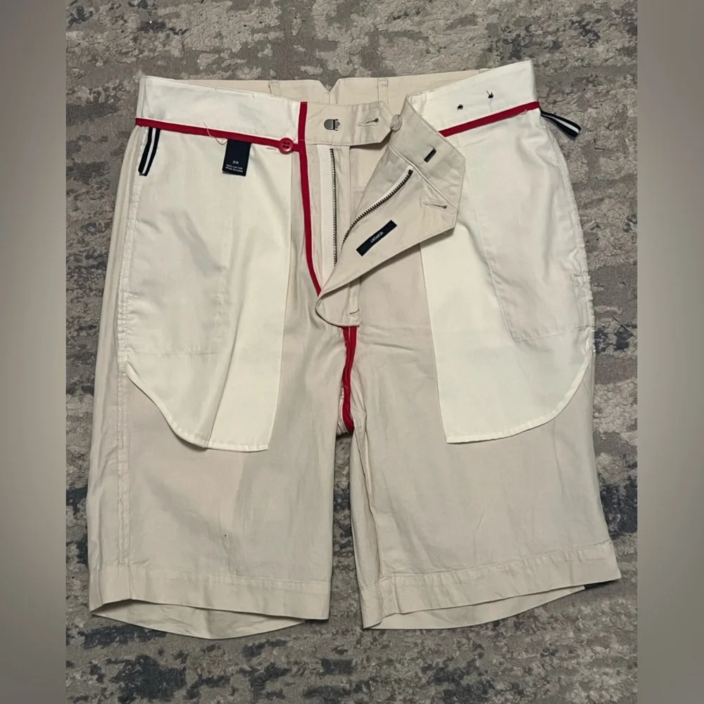 Cremieux Newport Chino Shorts Men’s Size 29 Cream Color Cotton Preppy Summer